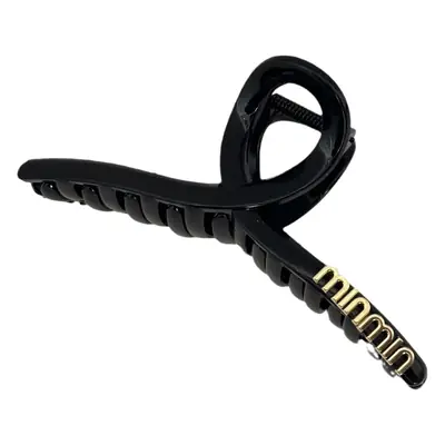 Black Large Hair Clip Female Net Style Hairpin Back