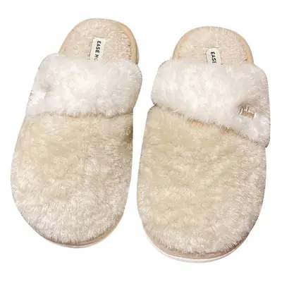 Women's Cotton Winter Slippers Warm Thick Soled