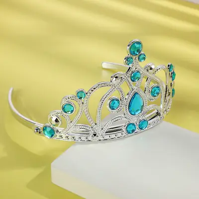 Elsa Princess Crown with Red Diamonds for Girls