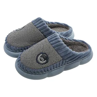 Plus Size Men's Cotton Slippers Winter Warm Fleece