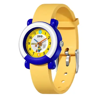 Waterproof Minion Kids Watch for Boys Yellow Blue