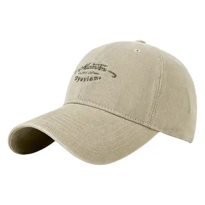 Retro Letter Embroidered Baseball Cap for Men Women