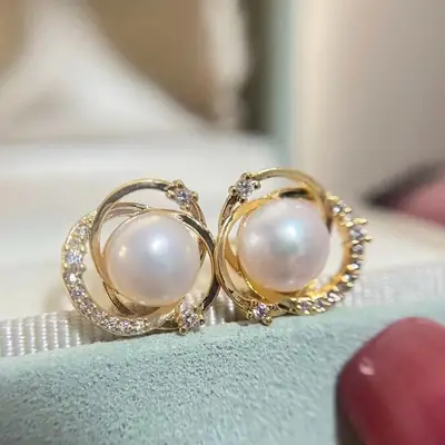 925 Silver Pearl Earrings for Women