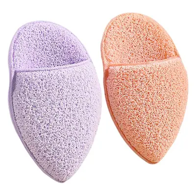 Soft Honey Tied Face Washing Puff with Lanyard