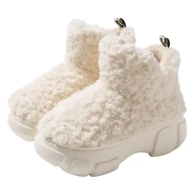 Women Winter Fleece Lined Snow Boots with Non-Slip Heel