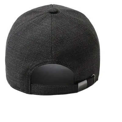 Men Grey Beaded Baseball Cap Autumn Travel Sun Protection Clothing Accessories