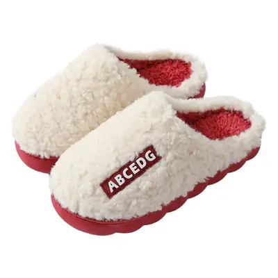 Thick-Soled Cotton Slippers, Non-Slip Winter Shoes, Indoor Slippers, Winter Warm Cotton Shoes, Plush Cotton Slippers, Home Slippers Wholesale