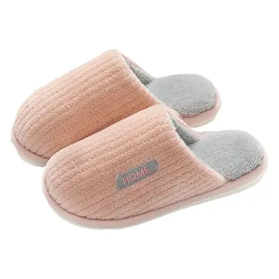 Women Cotton Slippers Green Home Non-slip Autumn Winter