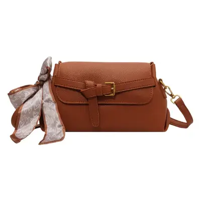 Black Leather Shoulder Messenger Bag for Women 2023