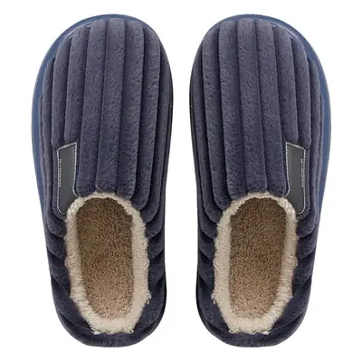 Men's Cotton Winter Slippers Warm Thick Plush Plus Size