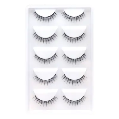 Fairy False Eyelashes Black Hard Stem Set