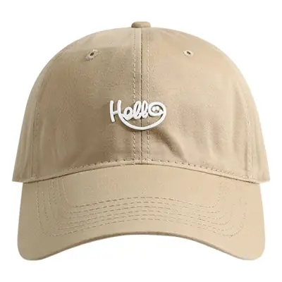 Men's Black Hee Face Baseball Cap with Wide Brim