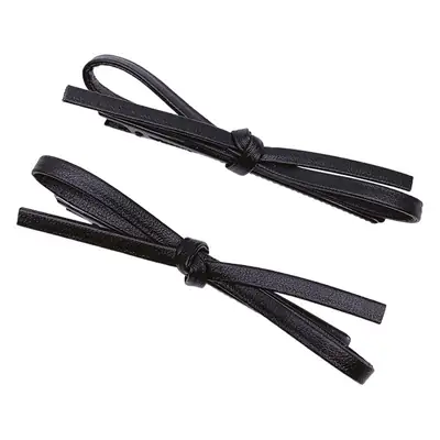 Women's Black Sweet Cool Side Clip Hairpin with Heart Clip