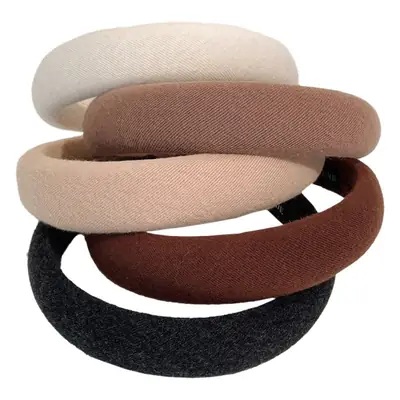 Autumn Winter Hair Band Sponges Women's Wide Bristle