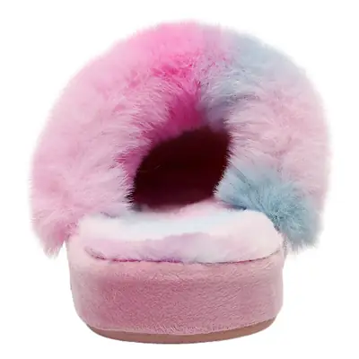 Girls Cartoon Plush Slippers Pink 2025