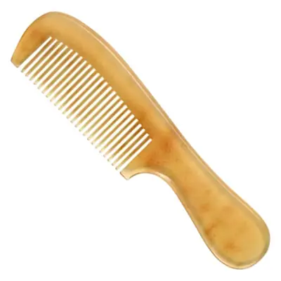 Medium Yellow Horn Comb for 16 Months Massage