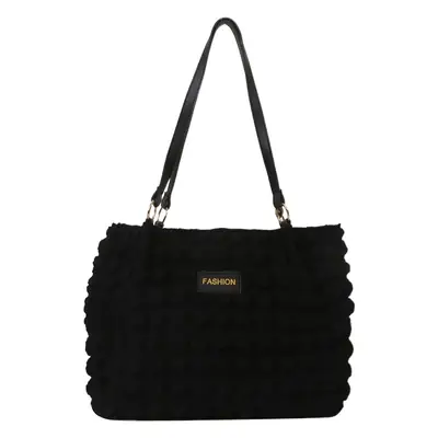 Purple Pleated Shoulder Bag for Women 2023