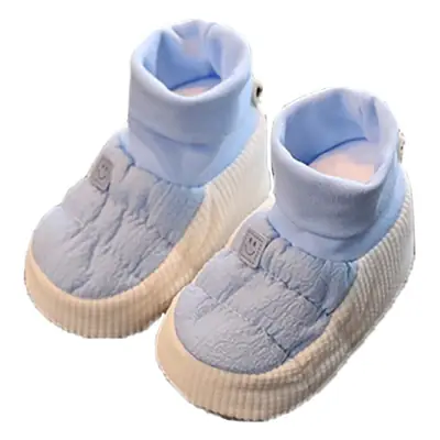 Baby Shoes for 0-3 Months, Newborn Pre-Walking Shoes, Thin Soft-Soled Cloth Shoes, Handmade, Spring and Autumn, Non-Slip