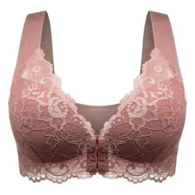 Black Lace Bra Large Chest Small Comfortable Breathable