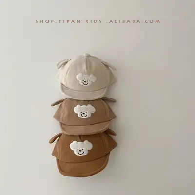 Korean Baby Hats Cartoon Puppy Ear Autumn Winter 2025