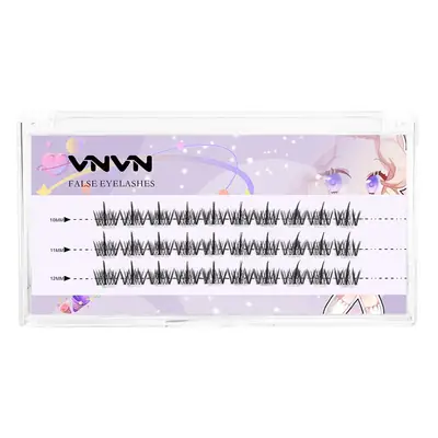VNVN Gel-Free False Eyelashes 3-Part Natural Simulation