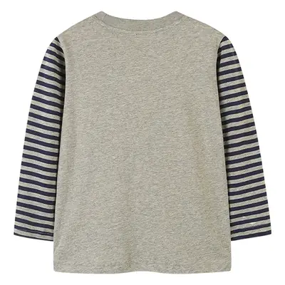Autumn New Luminous Boys Long Sleeve T-Shirt with Buttons