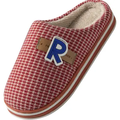 Couple Cotton Slippers Men Large Warm Indoor Non-Slip