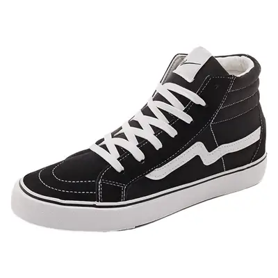 Black Canvas Vans High-Top Sneakers for Men Women