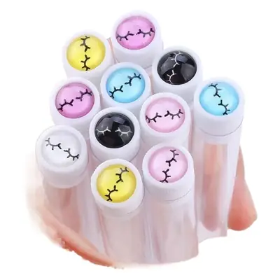 Crystal Rod Eyelash Brush Set for Makeup Application