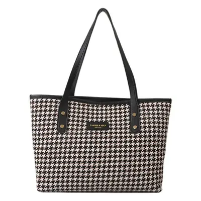 2023 Houndstooth Tote Bags Large Capacity Casual Fashion