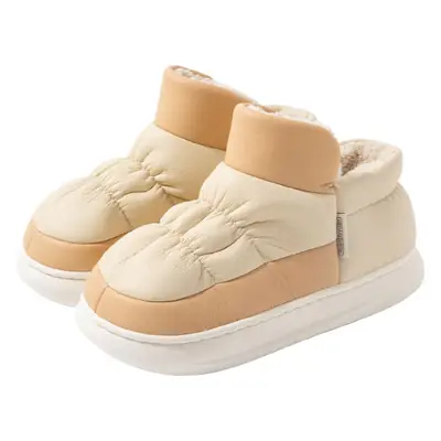 Women Winter PU Leather Warm Sneakers Mint Green