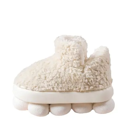 Women Warm Velvet Plush Slippers Winter Autumn Non-Slip
