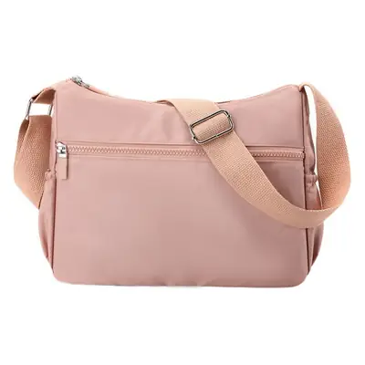 Black Embroidered Crossbody Bag for Women Travel Multi Layer