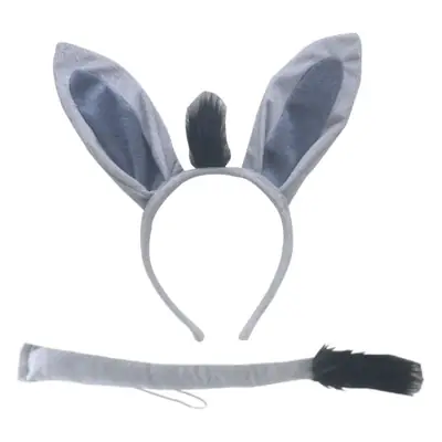 Halloween Donkey Ear Headband with Bowtie Set