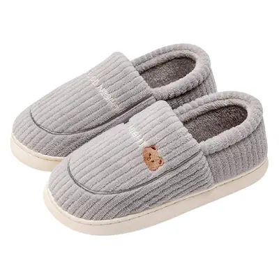 Men's Pink Fleece Lined Winter Slippers