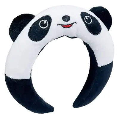 Red Plush Cartoon Headband for Girls Women Winter Use