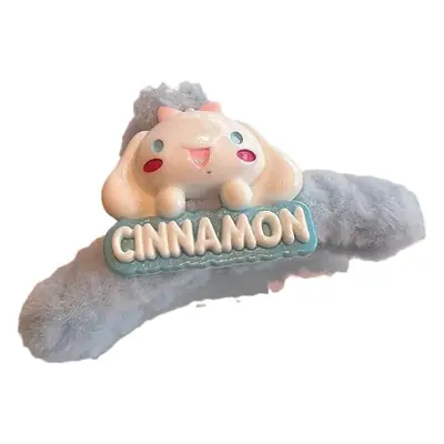 Sanrio Plush Hairpin for Girls Cute Clip Winter