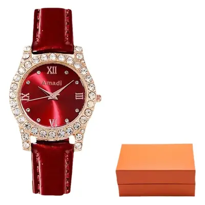 Women's Green Diamond Watch & Jewelry Set