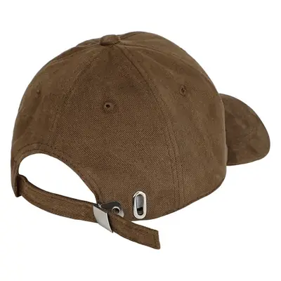 New Brown Wool Beaded Baseball Cap with "Big Wings" Embroidery