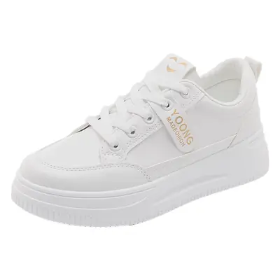 White Women's Thick Casual Shoes 2025