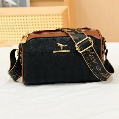2023 New Style Black Quilted Shoulder Crossbody Bag
