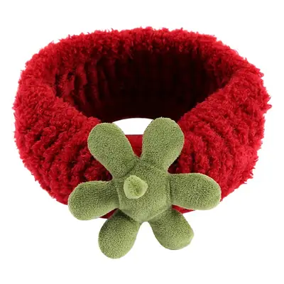 Red Fuzzy Anti-Cuff Hair Bands for Women