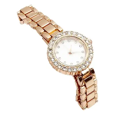 Women's Sparkly Crystal Bracelet Watch Silver White Dial