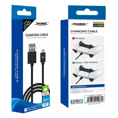 PS5 USB Charging Cable with Indicator Light 3m
