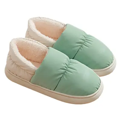 Women's Winter Cotton Slippers with Heel Cover, Plush and Warm Home Cotton Shoes, Couple's Closed-Toe Thickened Postpartum Wholesale Panda Design