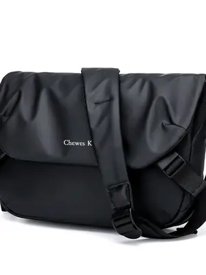 Men's Casual Messenger Bag Black Shoulder Bag
