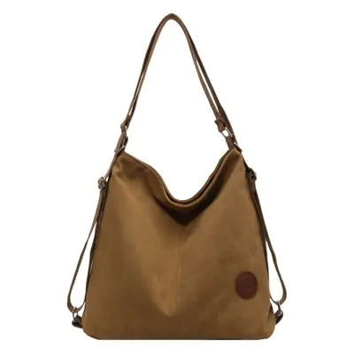 Canvas Shoulder Bag Women Large Capacity Artistic Retro Design