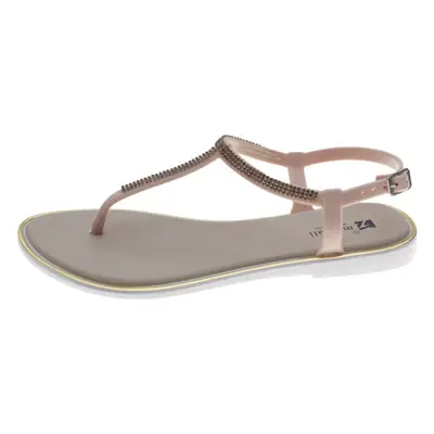 Women Cross-Brand Beige Flat Sandals Summer