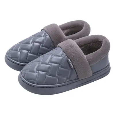 Women's Pink Quilted Winter Slippers Moon Shoes