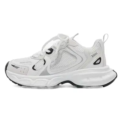 2025 Korean Style Women's Thick White Casual Shoes